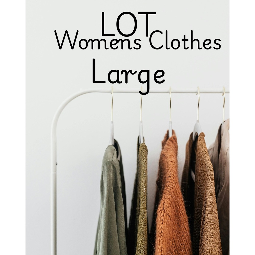 LOT Womens Clothing Gap A New Day InWear Universal Thread 10 12 L Large Work